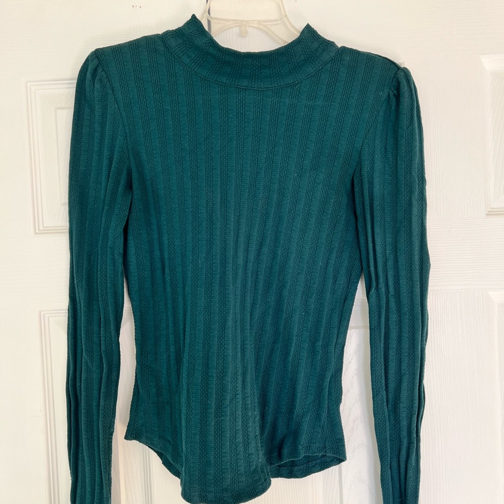 Free People Long sleeve top with bow